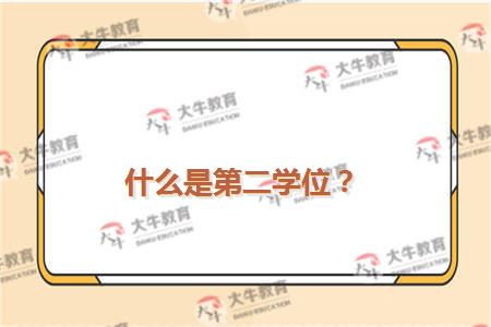 什么是第二学位？